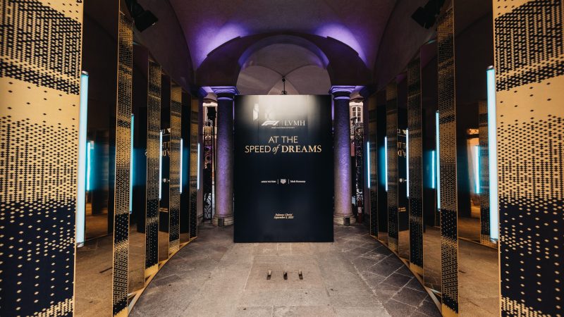 “At the Speed of Dreams”: unveiling the LVMH x Formula 1 partnership: Milan, Italy, 2025 - Branded Exhibits and Activations