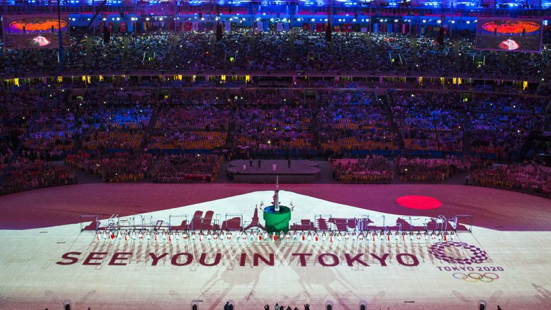 RIO 2016 | Tokyo 2020 Olympic Flag Handover: RIO DE JANEIRO, 2016 - Olympic Ceremonies